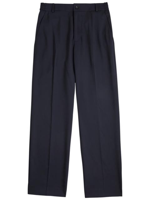 Moncler Moncler Tapered-leg Seersucker Trousers
