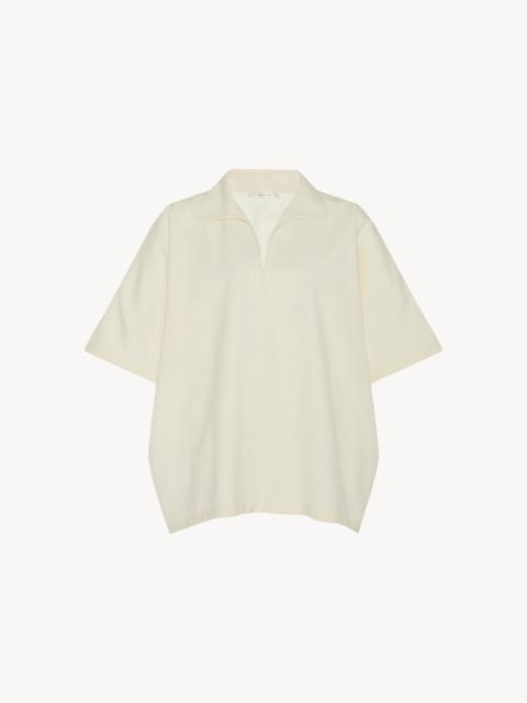 The Row Wen Top in Wool, Silk and Linen