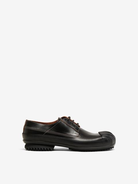 Maison Margiela Brushed leather duck shoes