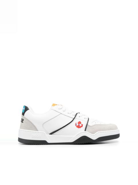 DSQUARED2 x Pac-Man panelled low-top sneakers