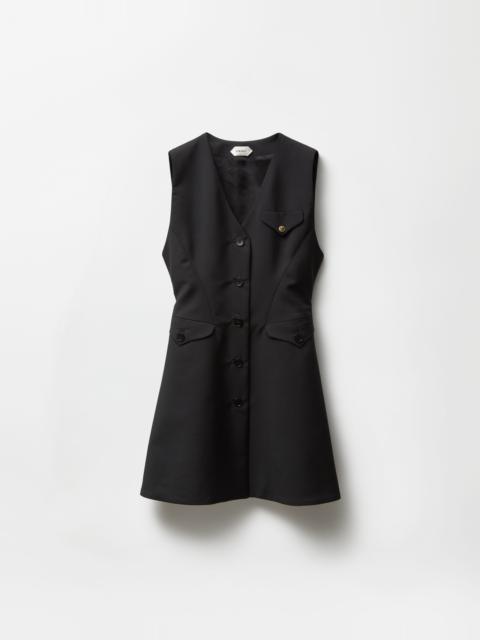 VERSACE Wool-Mohair Mini Dress