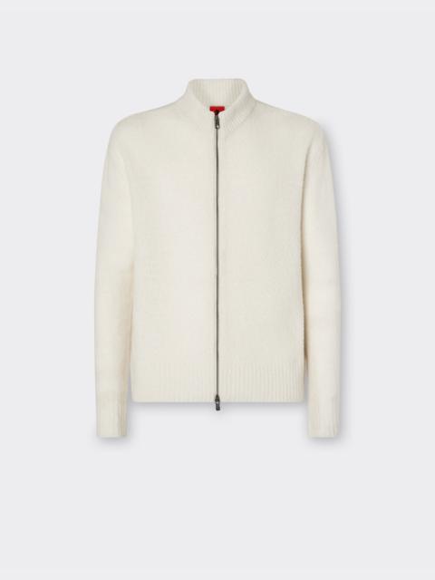 Ferrari Cashmere and merino wool zipped cardigan