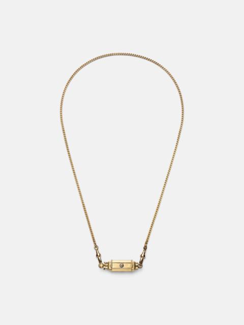 MARIE LICHTENBERG Coco 18kt gold locket necklace with diamonds
