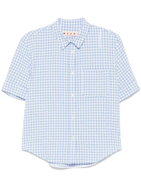 Marni check-pattern shirt