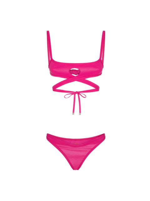 THE ATTICO FUCHSIA BIKINI