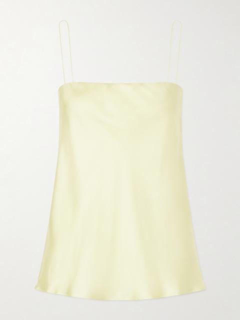 Another Tomorrow Silk-twill Camisole