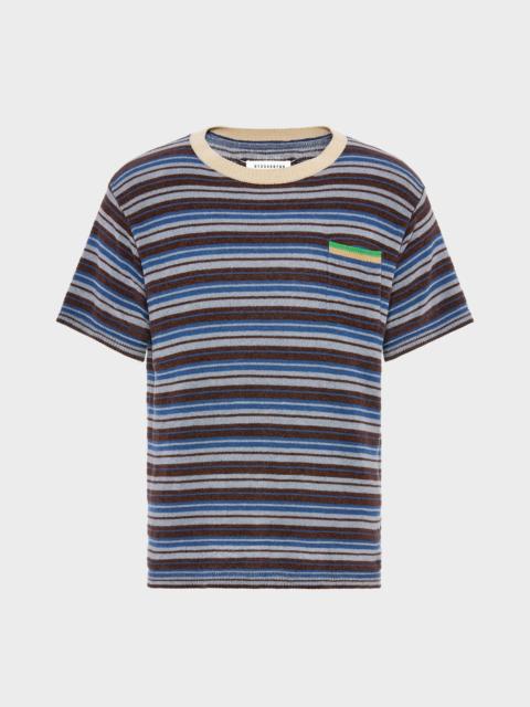 Maison Margiela Striped Wool Crewneck Sweater