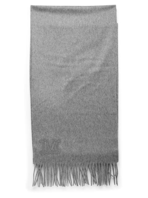 Wsdalia logo cashmere scarf