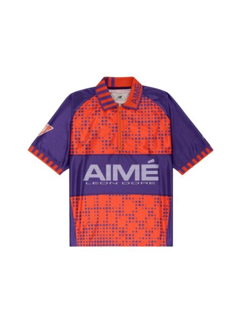 AIMÉ LEON DORE Aime Leon Dore x New Balance Sport Zip Polo Purple/Orange