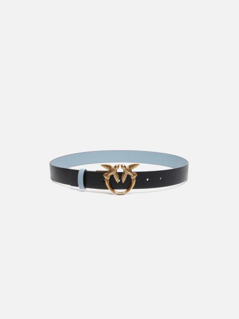 PINKO REVERSIBLE LOVE BIRDS BELT 3CM