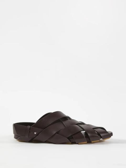 Bottega Veneta Intrecciato-woven leather slippers