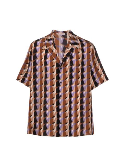 Valentino 3Dream Valentino printed silk shirt