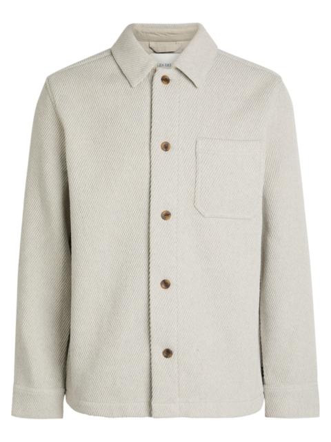 Les Deux Les Deux Hamilton Textured Twill Overshirt