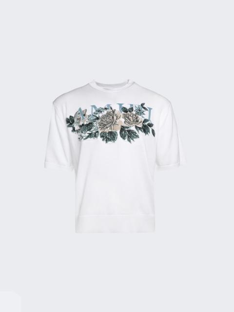 AMIRI Floral Logo T-Shirt White