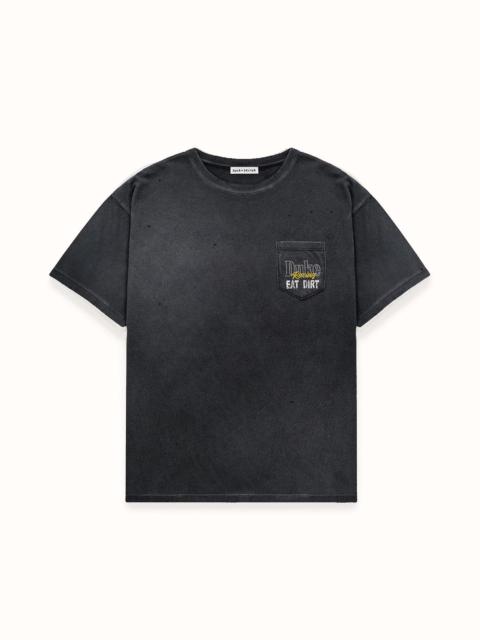 DUKE + DEXTER DR4 Eat Dirt Washed Black Pocket T-Shirt