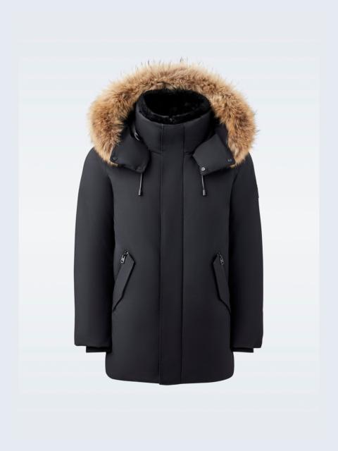 SULLIVAN-F 2-in-1 Down Coat with Removable Bib and Fur