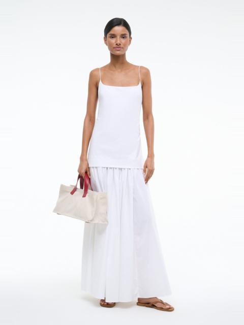 STAUD STAUD ARI DRESS WHITE