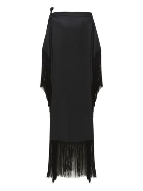 Taller Marmo Aarons off-shoulder fringed midi dress
