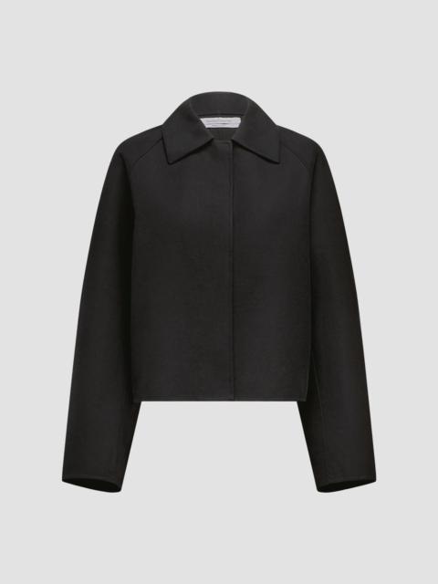Another Tomorrow Women's Short Mac Blouson - Black