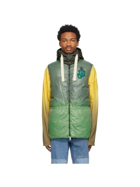 Moncler 1 Moncler JW Anderson Green Down Chesil Vest