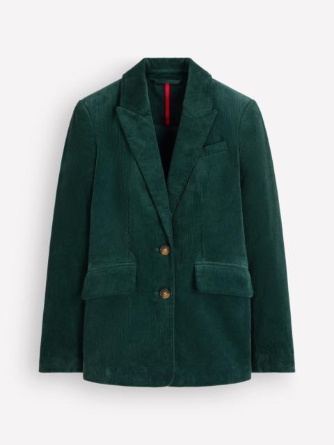 BODEN Stamford Cord Blazer-Midnight Teal