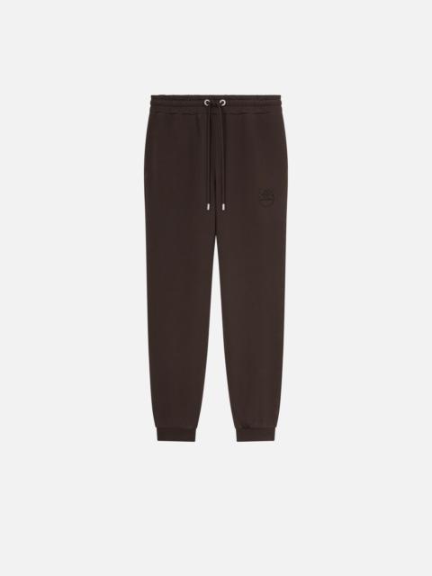 PINKO SPORTY JOGGERS WITH LOVE BIRDS EMBROIDERY