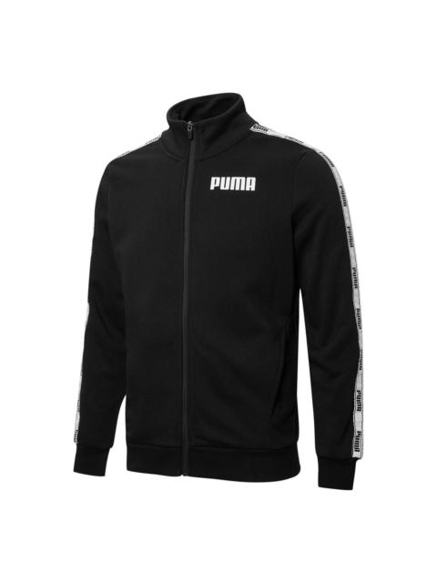 PUMA PUMA Printed Regular Fit Bomber Jacket 'Black' 848717-01