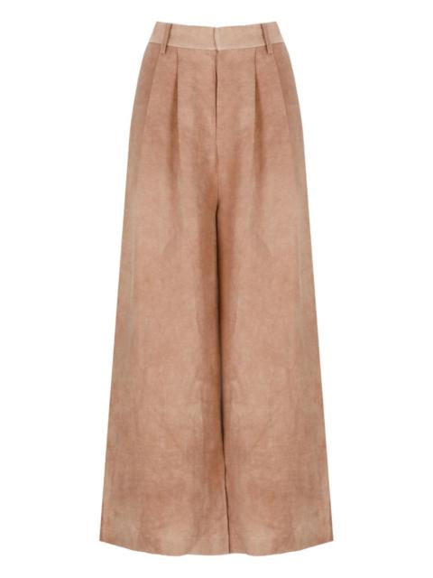 UMA WANG pleated-front trousers
