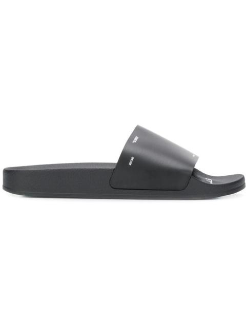 Off-White Off-White Corporate Slides Black FW18