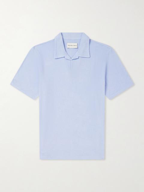 FRESCOBOL CARIOCA Faustino Terry Cotton Blend Polo Shirts