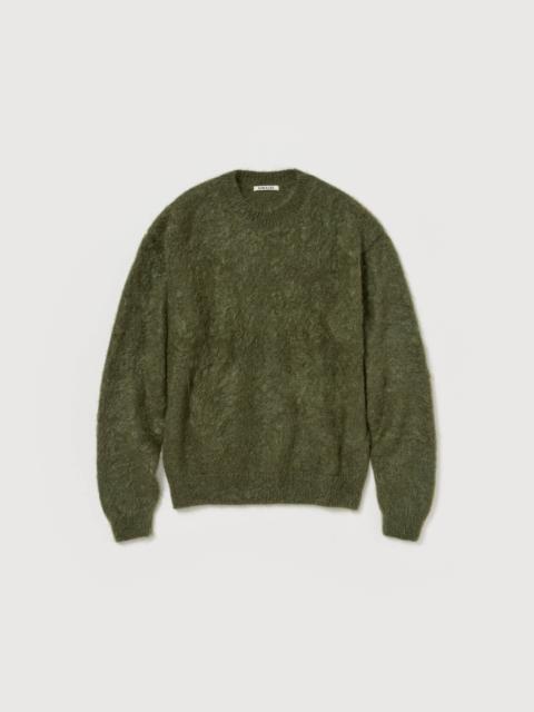 AURALEE BRUSHED SUPER KID MOHAIR KNIT P/O
