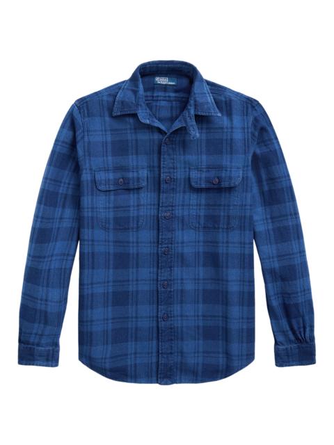 Polo Ralph Lauren Men's Plaid Cotton Shirt - Indigo