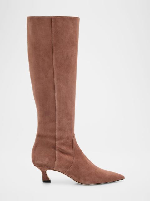 Stuart Weitzman Vinnie Suede Knee-High Boots
