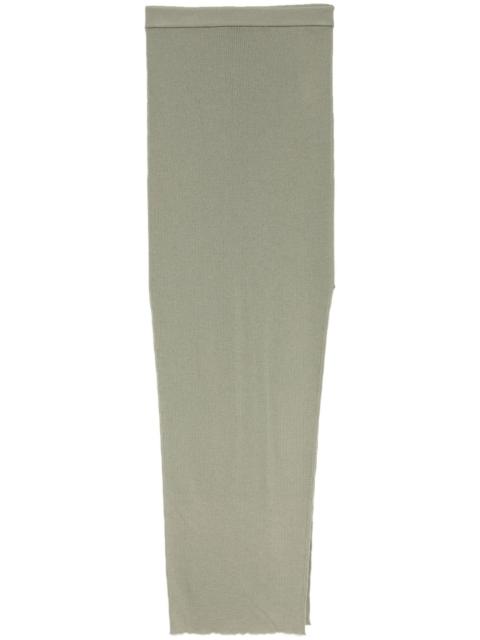 Rick Owens ribbed sacriskirt