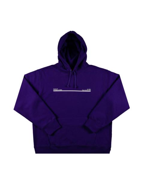 Supreme Shop Hooded Sweatshirt - Los Angeles 'Purple'