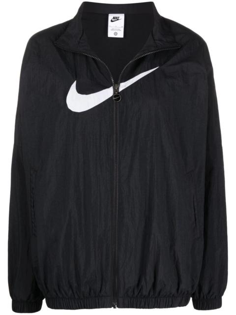 Nike Swoosh logo high-neck jacket