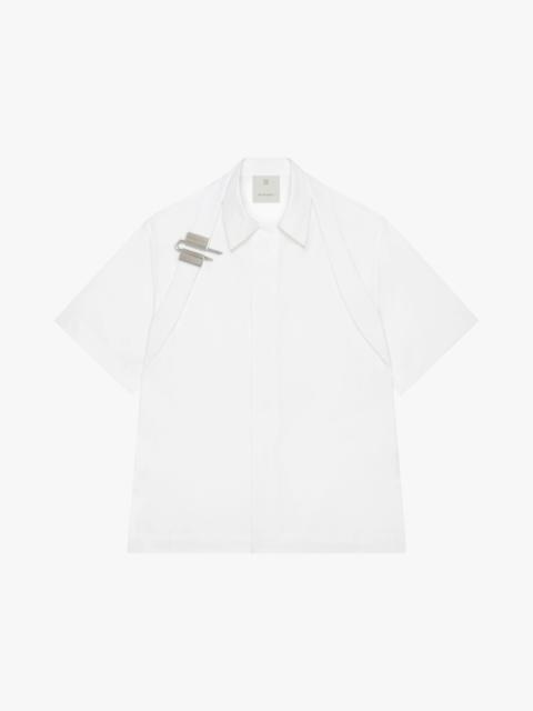 Givenchy SHIRT IN POPLIN WITH U-LOCK HARNESS