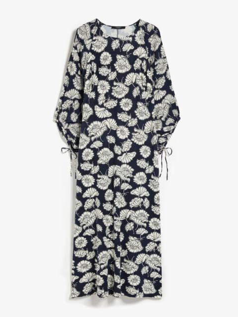 WEEKEND Max Mara YELLOW Jersey dress with printed sleeves