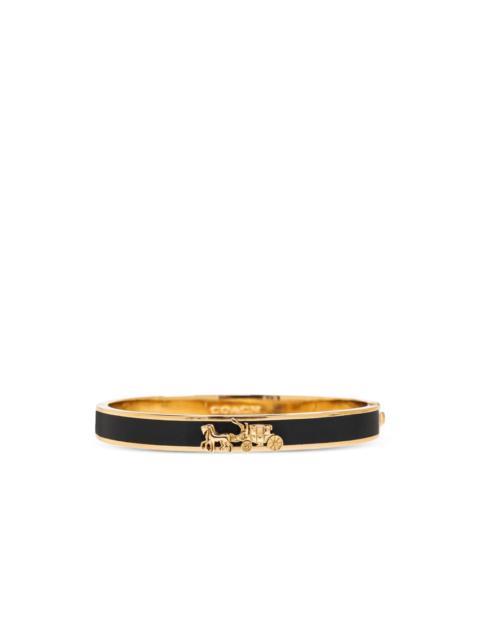COACH logo-plaque bracelet