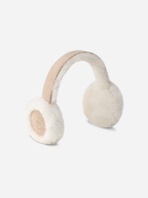 UGG ® Women's Sheepskin Embroidery Earmuff in Sand