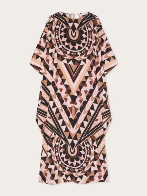 PUCCI MANUBA PRINT SILK KAFTAN