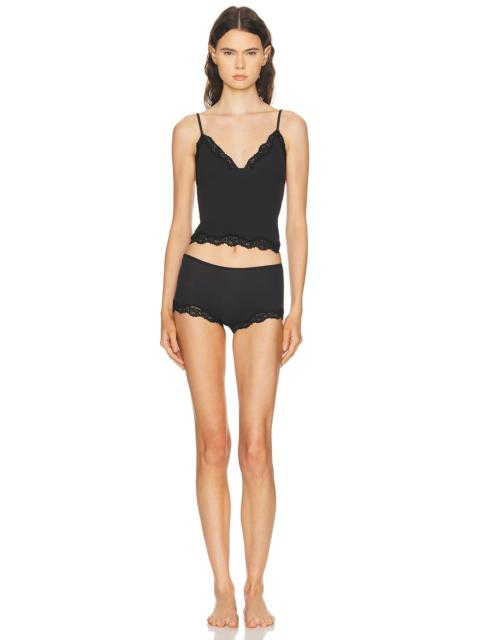 SKIMS Fits Everybody Lace Triangle Cami & Boyshort Set