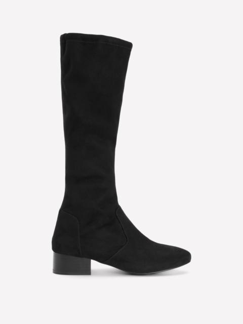 BODEN Flat Stretch Boots-Black