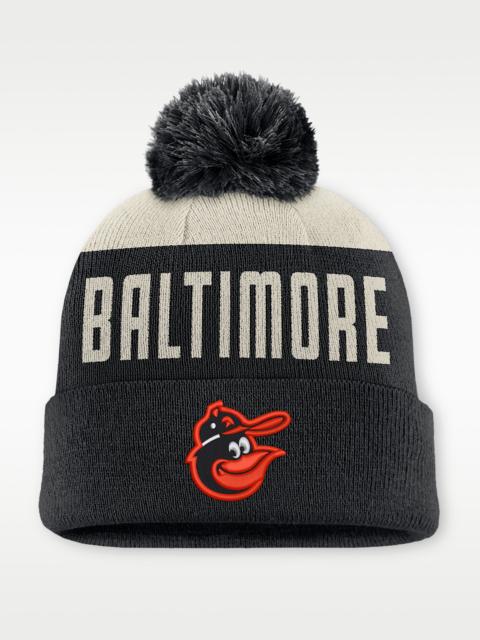 Nike Baltimore Orioles Cooperstown Peak Men's Nike MLB Cuffed Pom Beanie