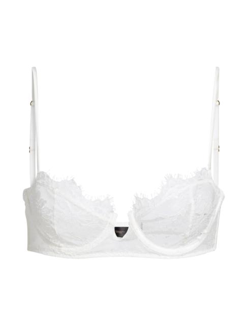 KIKI DE MONTPARNASSE Women's Jolie Lace Underwire Balconette Bra - Ivory