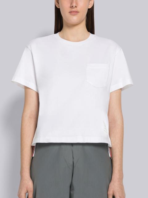 Thom Browne Midweight Jersey Boxy Short Sleeve Pocket Tee