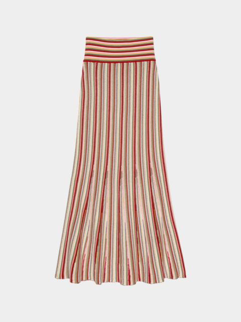 Rails Nari Stripe Crochet Maxi Skirt