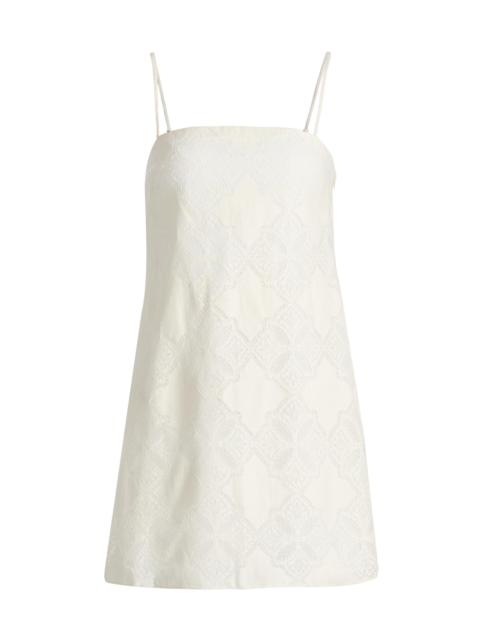 MISA Women's Maxine Jacquard Minidress - Floral Medallion
