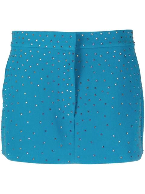 ALEX PERRY Carling crystal-embellished mini skirt