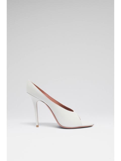 Amina Muaddi ANOK SLIPPER 105 WHITE NAPPA